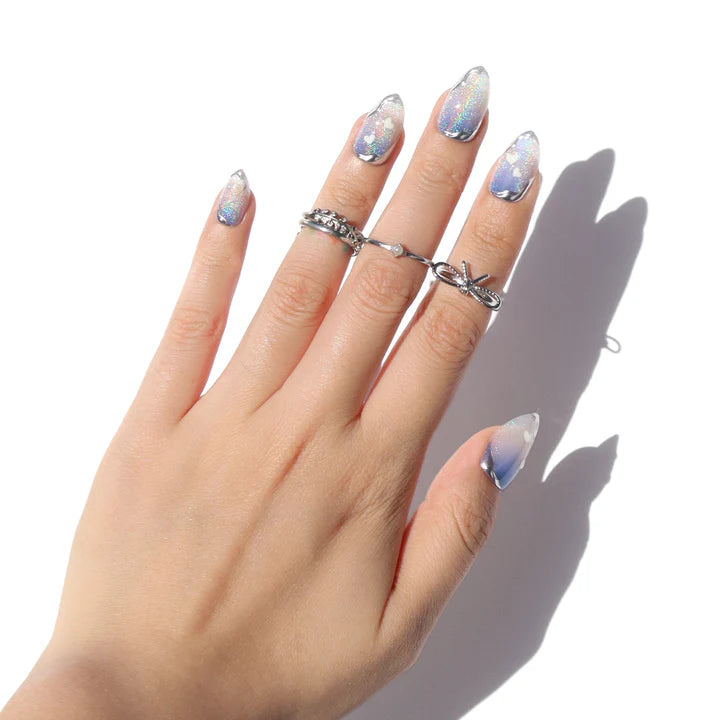 パールグリッター ネイルチップ